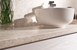 Ivory Coast Solid Bathroom Worktop